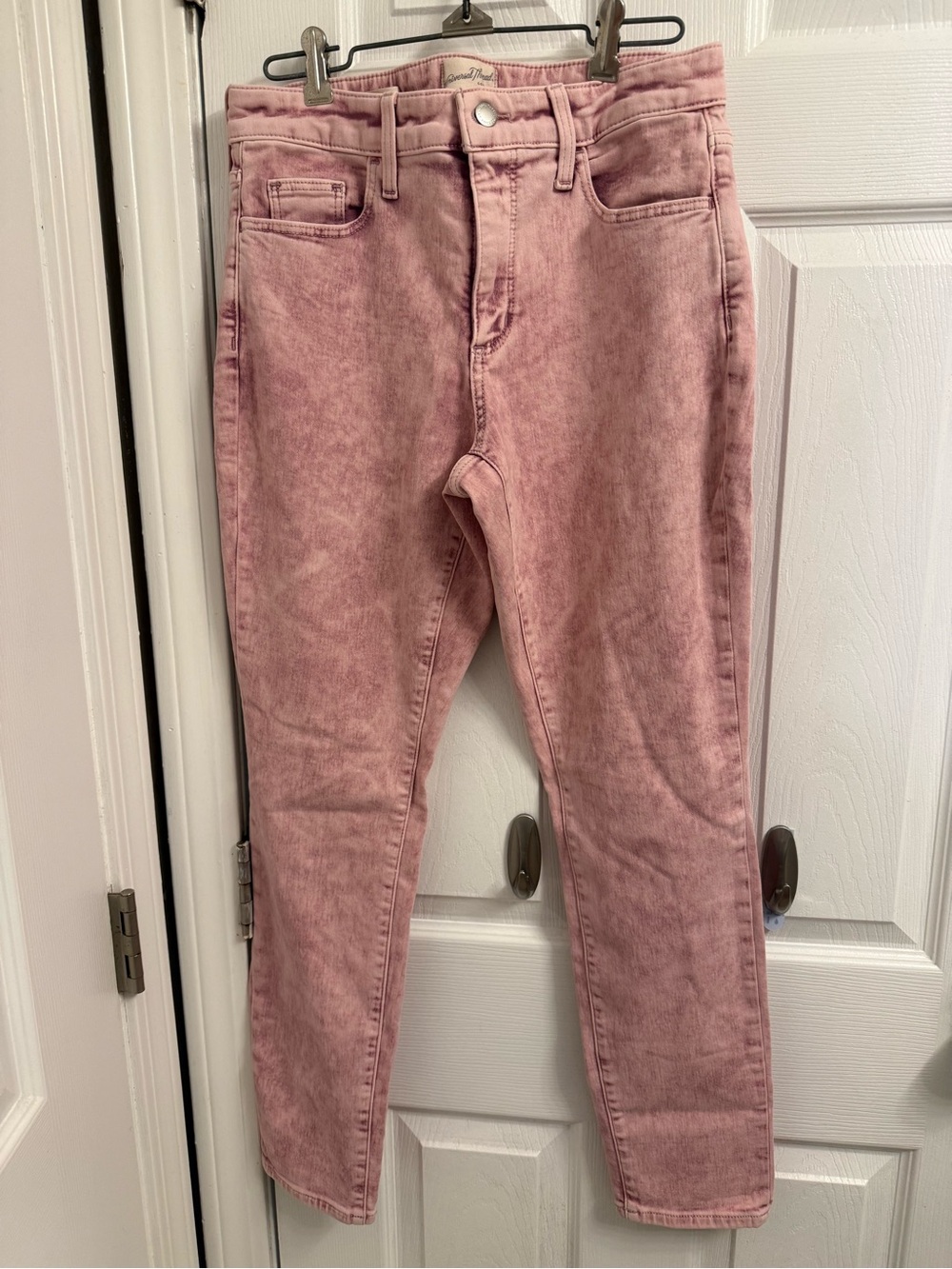 Universal Thread High-Rise Washed Pink Jeans